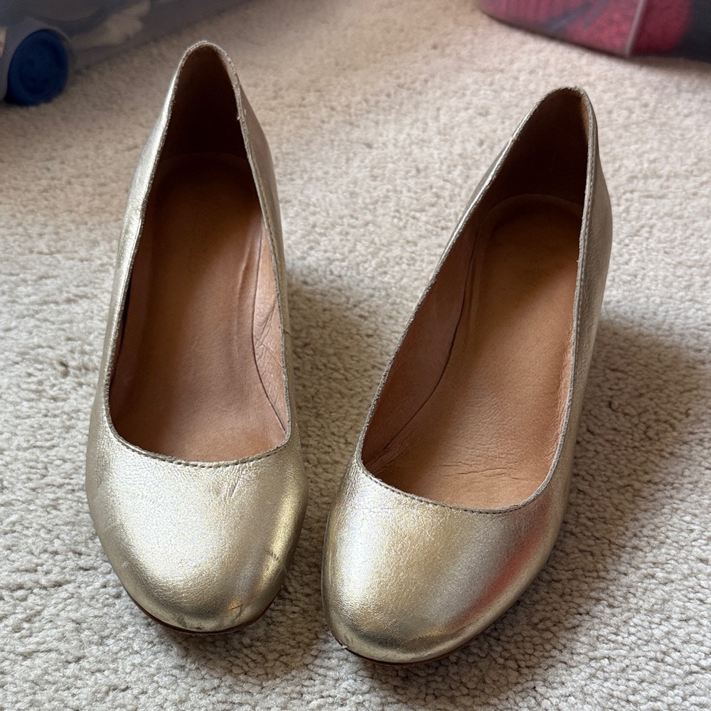 Madewell Gold Women's Shoes